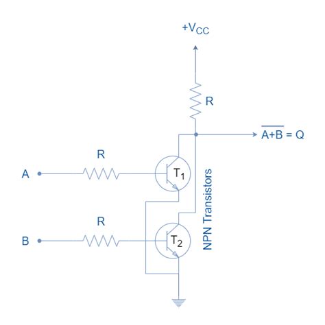 Ttl Nor Gate Circuit