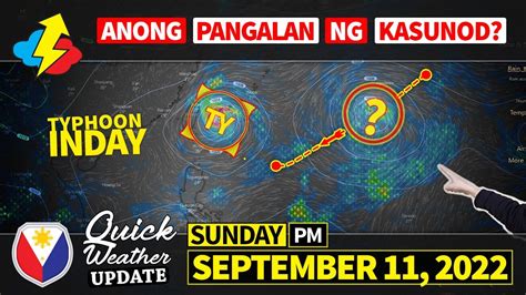 SINO ANG SUNOD NI BAGYONG INDAY Low Pressure Area In The Philippines