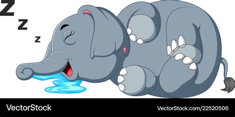 Animated Elephants Sleeping