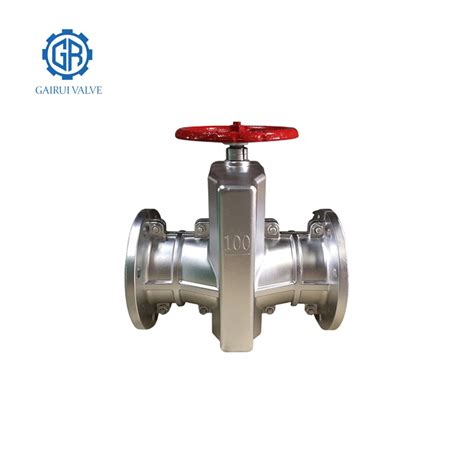 Ansi Flanged Pipe Pinch Valve Cast Iron Wcb Ss Material China Valve