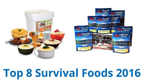 8 Best Survival Foods 2016 Youtube