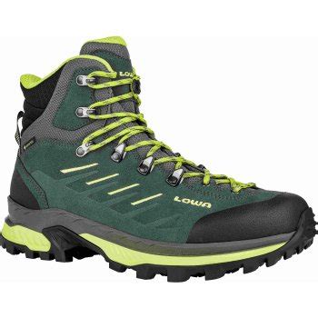 Lowa Randir Gtx Mid Trekkingschuhe Herren Blau Limone Bike