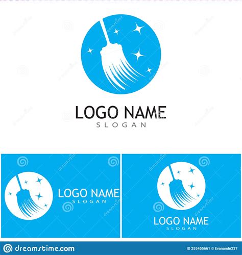 Plantilla Vectorial Del Icono Del Logotipo De Servicio Limpio