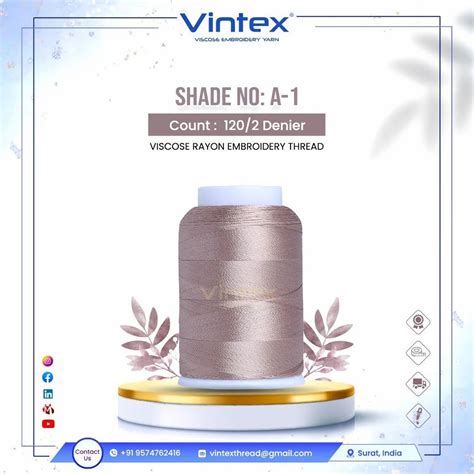 Viscose Rayon Embroidery Thread Packaging Type Box At Rs 330 Box In Surat