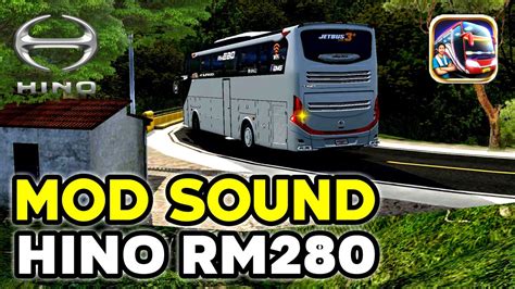 BARU KODENAME SOUND HINO RM280 TURBO BUSSID V3 7 1 YouTube