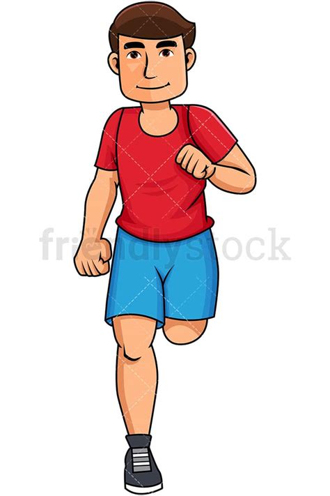 Fit Person Cartoon