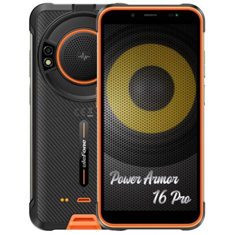 Ulefone Power Armor 16 Pro Naranja Altavoz Potente