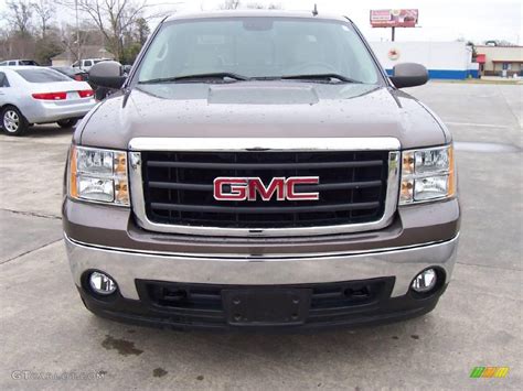 2007 Medium Brown Metallic Gmc Sierra 1500 Slt Crew Cab 4x4 25632126