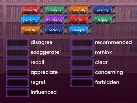 Adverb Collocations Match Up