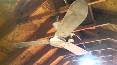 Envirofan Silver Line Industrial Ceiling Fan Model 60F 9 C 1980 YouTube