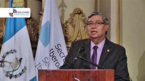 Discurso Jafeth Cabrera Vicepresidente De Guatemala Youtube