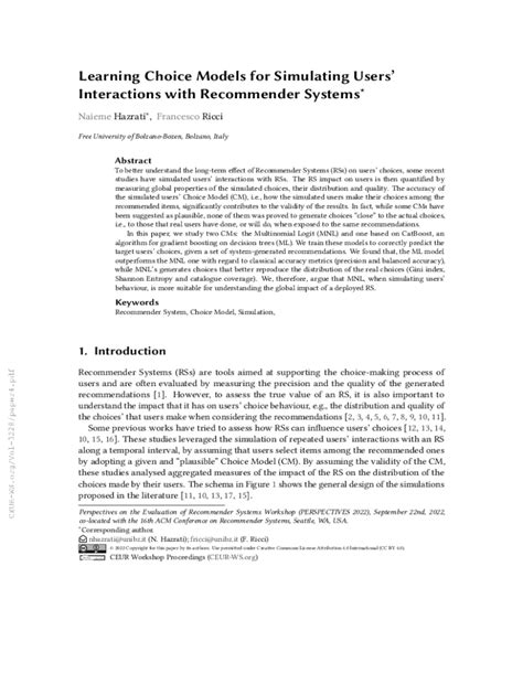 Fillable Online Learning Choice Models For Simulating Users