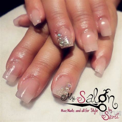 150 Uñas acrílicas esculturales Punta cuadrada Natural nude petal