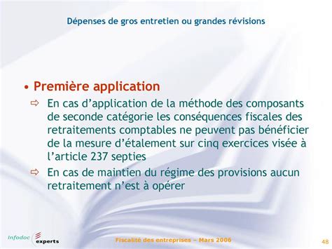 Cons Quences Fiscales Des Nouvelles R Gles Comptables Ppt T L Charger