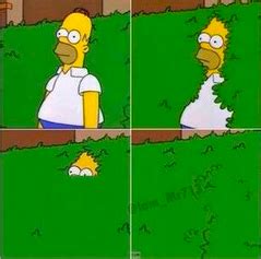 homer disappearing Blank Template - Imgflip