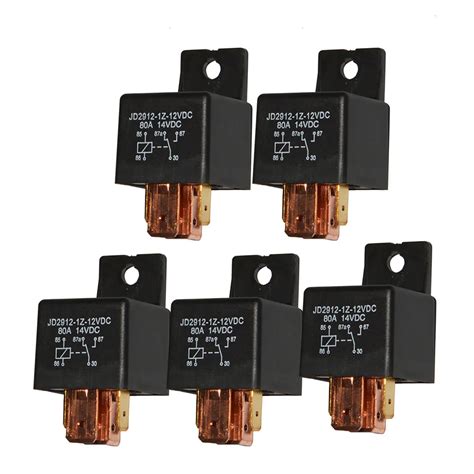 KH 5pcs 5PIN 12V 24V 80A Car Starter Blinker Relay Turn Signal Flasher