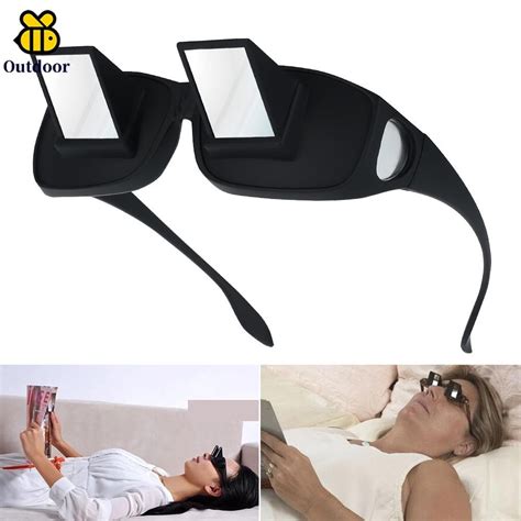 Horizontal Glasses Reading Prism Eye Glasses Lie Down Watch Tv Lazy