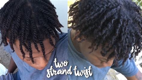 Natural Hair Two Strand Twist And Twist Out Tutorial Easy Youtube