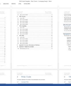 FAQ Guide Template – Templates, Forms, Checklists for MS Office and Apple iWork