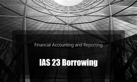 Ias 23 Borrowing Costs Summary With Examples Pdf