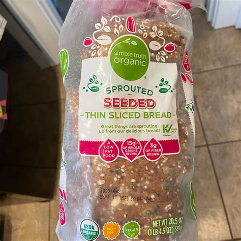 Simple Truth Sprouted Seeded Thin Sliced Bread Review Abillion