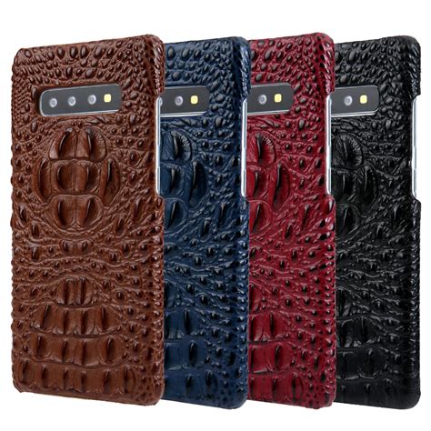 Color Natural Crocodile Head Skin Cover For Samsung Galaxy S E S