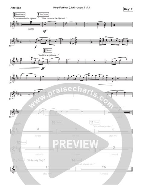 Holy Forever Choral Anthem Satb Alto Sax Sheet Music Pdf Cece Winans