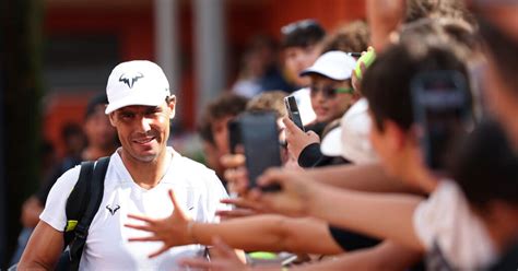 Roland Garros Rafael Nadal Begeistert Beim Ersten Training Tennisnet