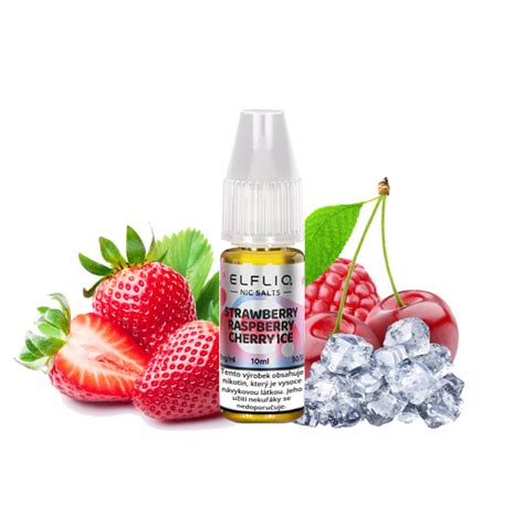 E Liquid Elf Bar Elfliq Strawberry Raspberry Cherry Ice 10ml