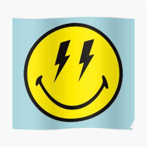 Smiley Face Tattoo Poster For Sale By NazumaShop Redbubble