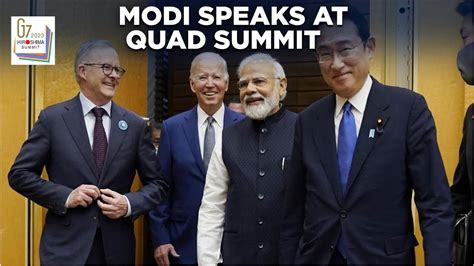 Quad Summit Live Pm Modi Takes Part In 3rd In Person Quad Leaders