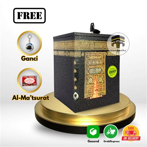 Jual Celengan Miniatur Kabah BESAR Kunci Premium Ukuran 15 X 15 X 20 Cm