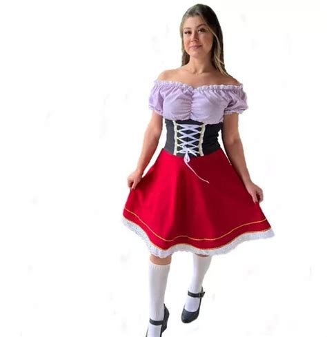 Vestido Traje Frida Alem O Oktoberfest Feminino Brinde Parcelamento