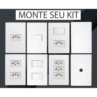 Tomada Interruptor 10A 20A Linha Modular Walma Vivence Tomadas Simples