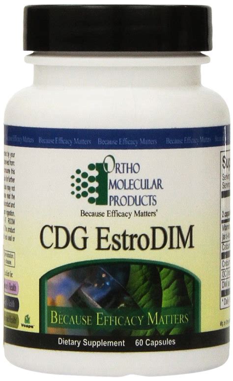 Ortho Molecular Products CDG Estrodim Capsules 60 Count FREE SHIPPING