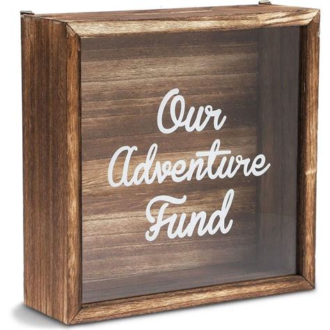 106 X 33 Wooden Shadow Box Frame With Clear Glass And Hanging Hooks
