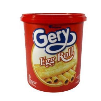 Jual Gerry Wafer Egg Roll 210gr Kue Kaleng Gery Makanan PROMO