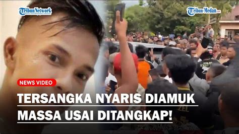 Tersangka Pembunuh Gadis Penjual Gorengan Nyaris Diamuk Massa Warga