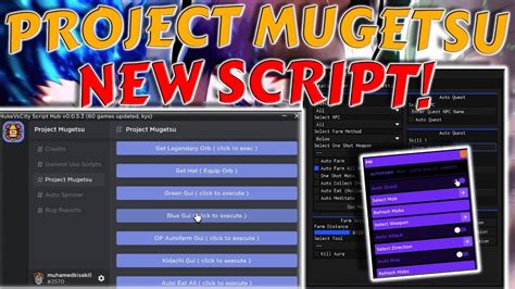 Project Mugetsu Script No Key System Showcase RELEASE Mobile Pc