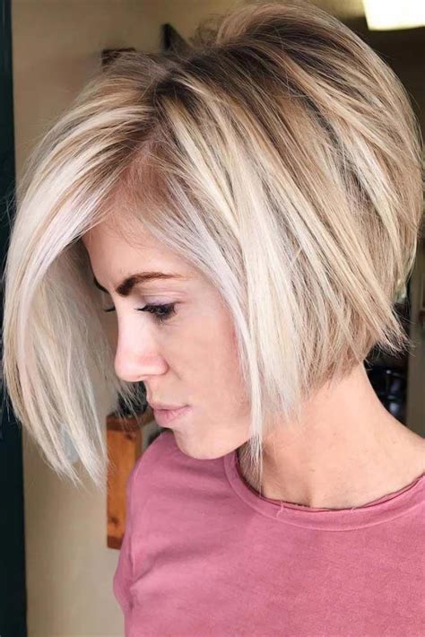 55 Stylish Layered Bob Hairstyles Stacked Haircuts Thick Hair Styles