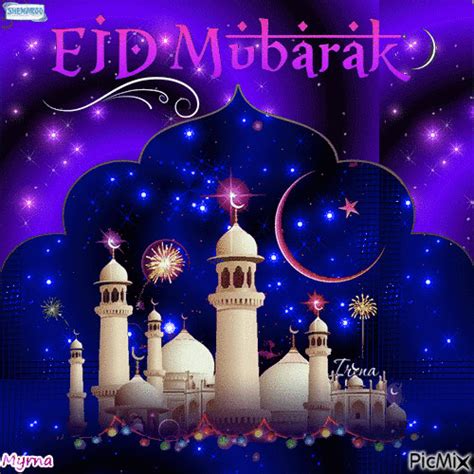 Eid Mubarak Wishes 2024 Gif - Berry Violante