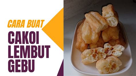 Cara Buat Kuih Cakoi Yang Lembutgebu Dan Berongga Makan Dengan Jem