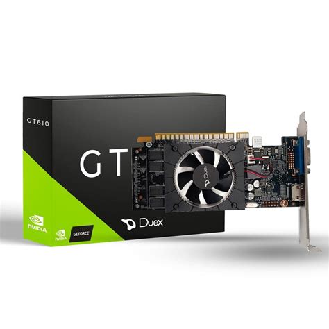 Placa De Vídeo Duex Geforce Gt610 1GB KaBuM