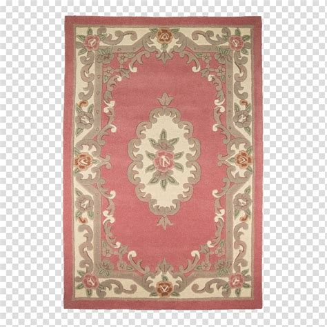 Aubusson Carpet Vloerkleed Oriental Rug Pink Carpet Transparent