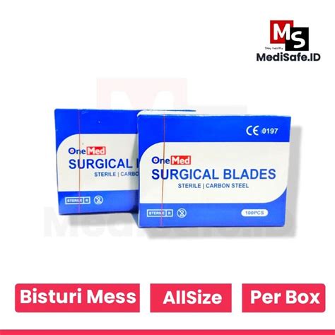 Jual Bisturi Mess Surgical Blade Mata Pisau Bedah OneMed Box Shopee