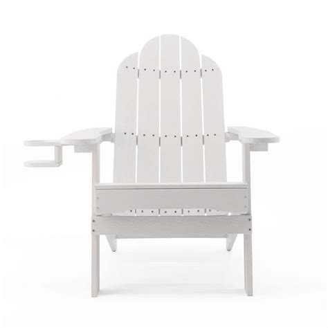 Lue Bona Miranda White Foldable Recycled Plastic Outdoor Patio