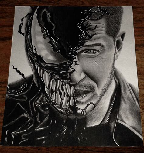 Venom Design 8x10 Schets PRINT Reproductie Gesigneerd Door Kunstenaar ...