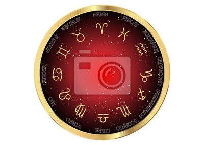 Astrologia I Horoskop Znaki Zodiaku Na Nocnym Niebie I Gwiazdy