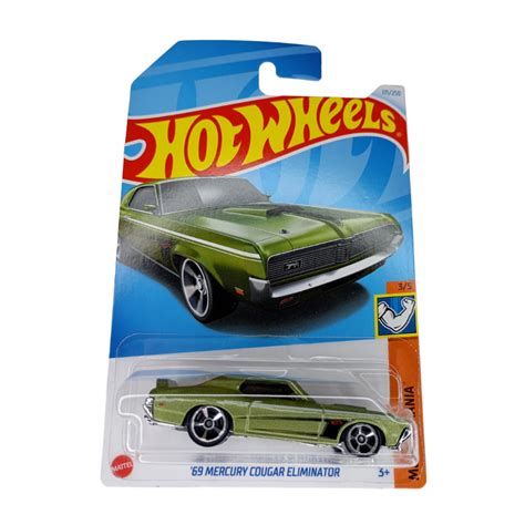 Carrinho Miniatura Hot Wheels 69 Mercury Cougar Eliminator Htd98 Shopee Brasil