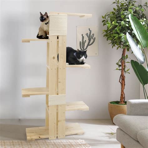 Artstation Cat Wood Cat Tower Diy Resources